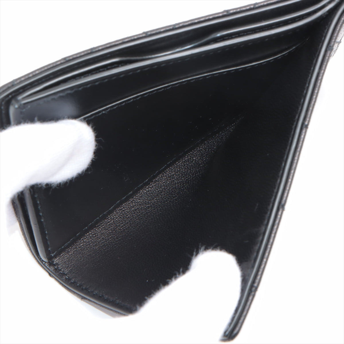 Best Seller Buy Second Hand Saint Laurent Leather Strap Card Case Black